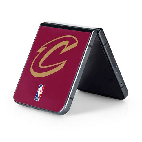 NBA Cleveland Cavaliers Large Logo Galaxy Z Flip5 5G Skin